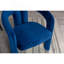 Ensemble de 2 fauteuils d'appoint / de salle à manger / de chaise de bar en tissu de velours de conception contemporaine (velours bleu marine)-1096403910-1096403930-1096403948