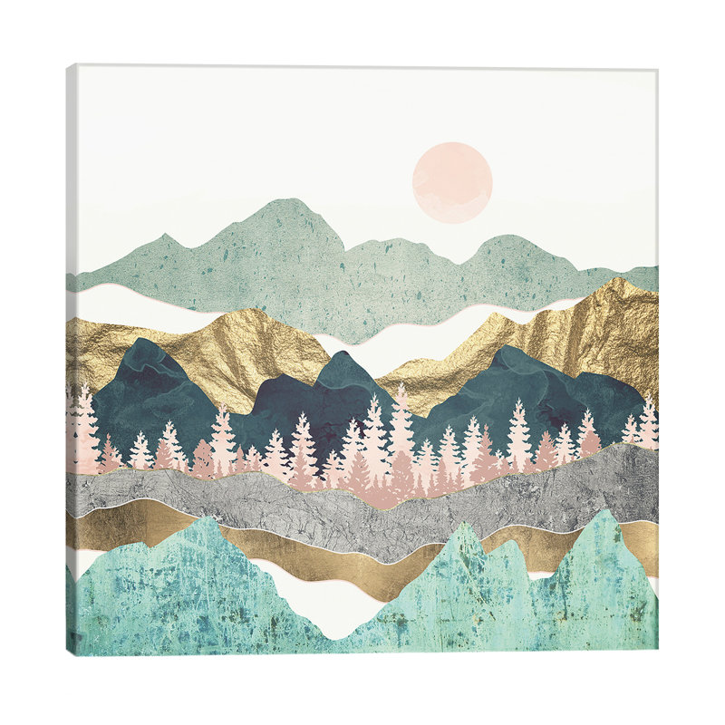 Summer Vista by SpaceFrog Designs - No Frame Giclee Art Print on Canvas, 66.04 cm H x 66.04 cm W x 3.175 cm D