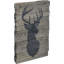"Oh Deer", impression sur bois