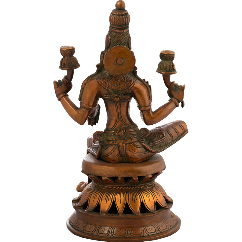 Figurine Déesse Lakshmi de Atharva Veda, Bronze
