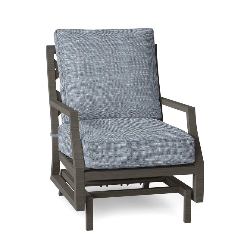 Lattice Arm Chair with Cushions, Linen Dove, Welt