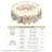 Pink Rose Floral Design Machine-Washable Polyester Tablecloth-1204817911