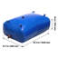 Water Storage Bladder, 87 Gallon (330L) Water Storage Container Tank, 1000D PVC Large Capacity Soft Bag Bladder, Collapsible Portable for Garden Irrigation, Camping, RVs, Fire Prevention, Blue