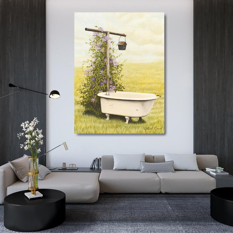 Bird Bath, 48" H x 36" W