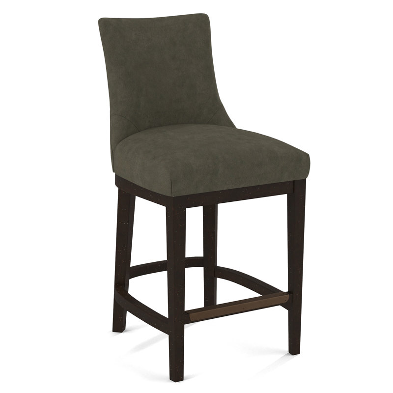 Upholstered Stool, Nutmeg, Applause Archway Grey