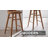 Saville Backless Wood Bar Stools - Set Of 2 In Walnut-94387521-94387519