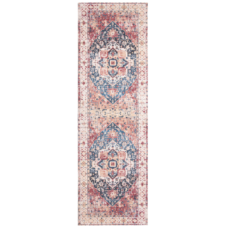 Tapis beige fait à la main Joppatowne, Tapis de couloir 2 pi 3 po x 8 pi
