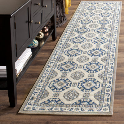 Everlee Geometric Cotton Hand Woven Area Rug