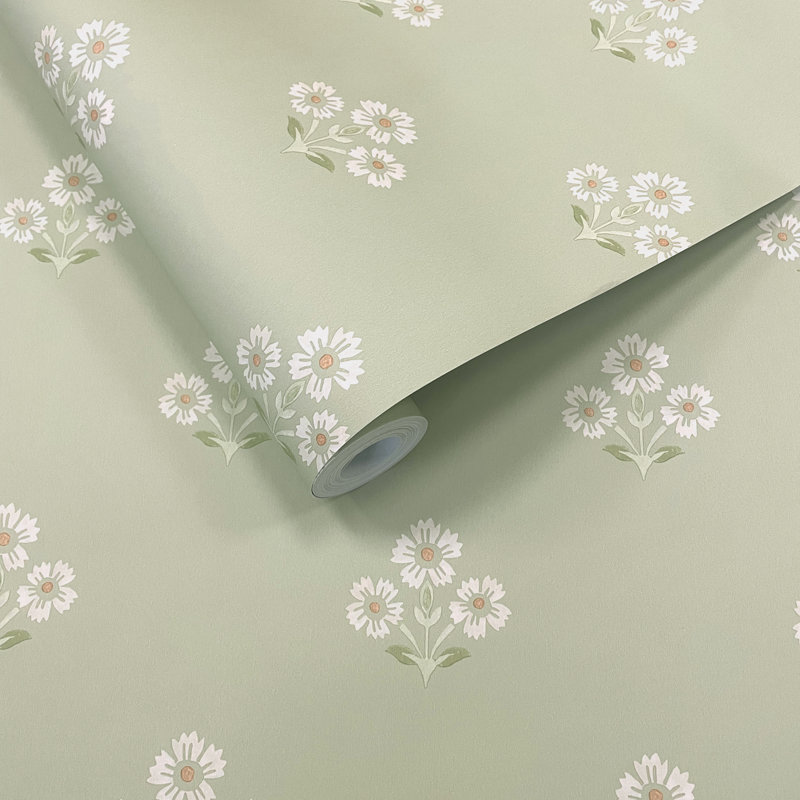 Daisy Motif, Green