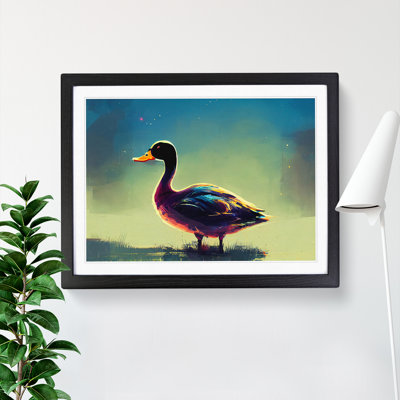 Futuristic Duck - Single Picture Frame Print