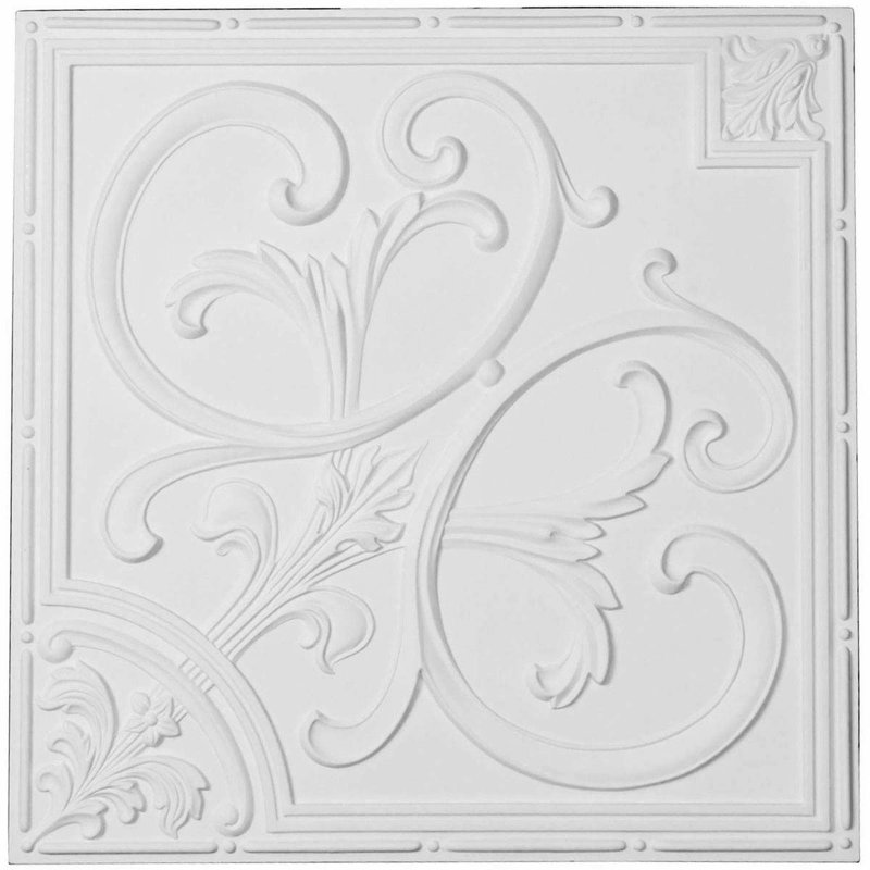 Carreau de plafond l 24 po x H 24 po x P 3/4 po