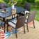 Alyah Rectangular 7 - Piece 6 - Person 152.4Cm L Table Set