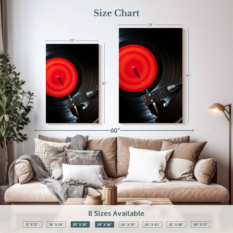 Abarca Playing Vinyl, 36" H x 24" W