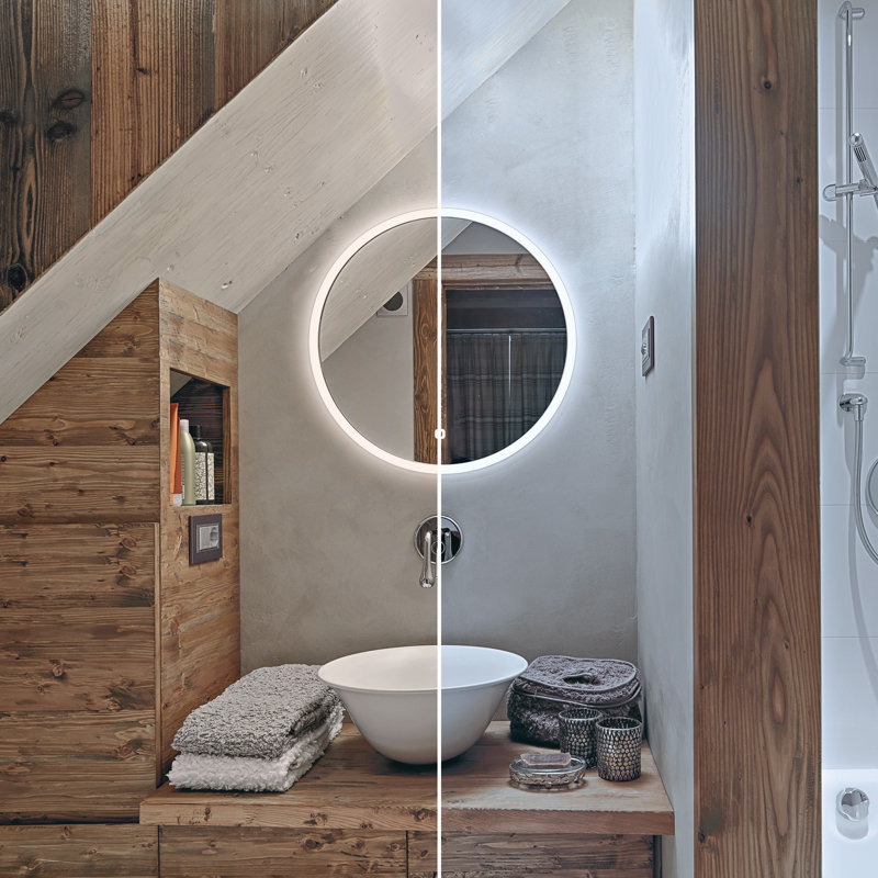 Wall Mirror, 60cm H x 60cm W