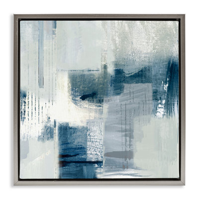 Abstraction délavée avec des bleus