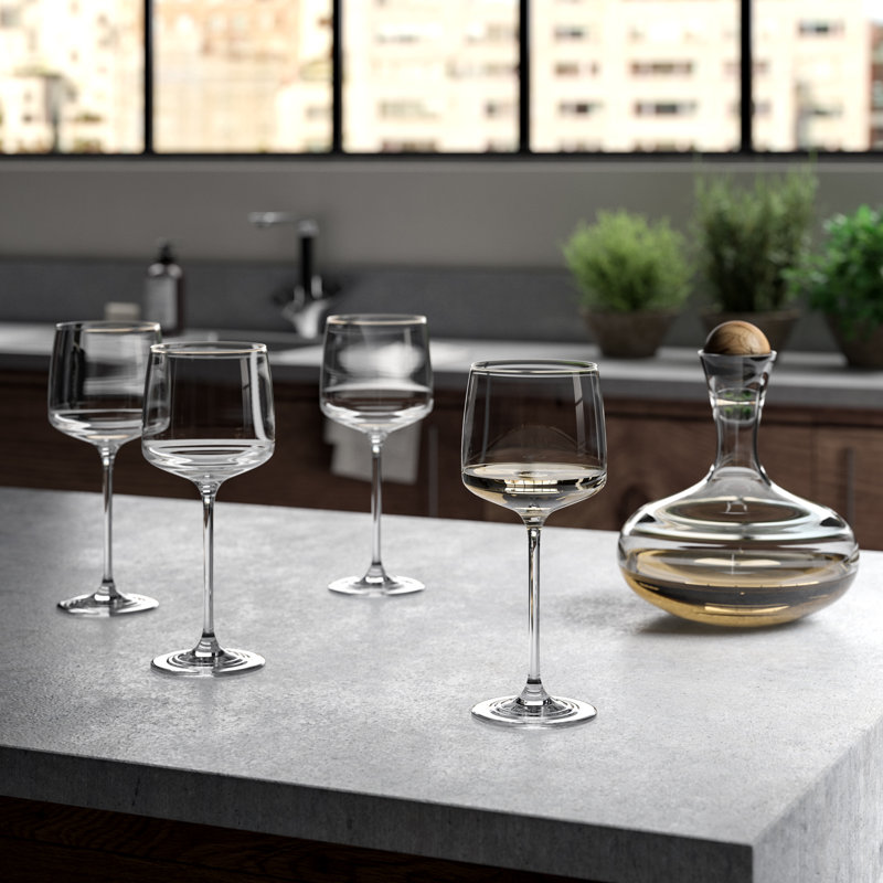 Cranbrook 16oz. Handmade Crystal Wine Glass Set