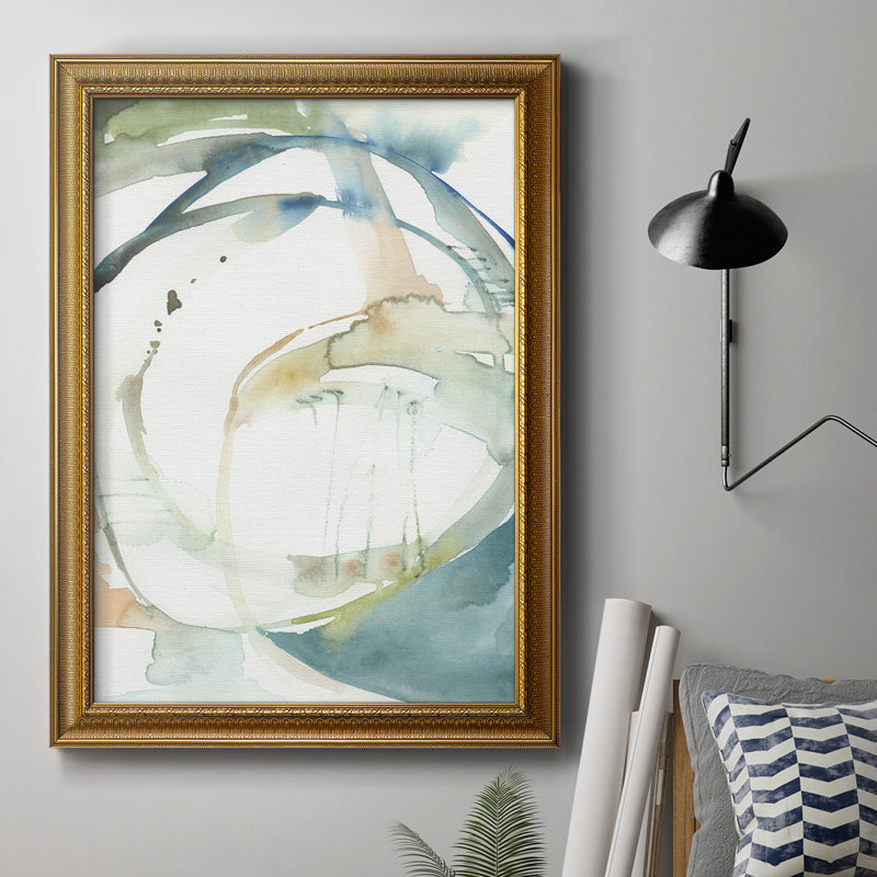 Organic Loop I, toile encadrée de qualité supérieure - prête à être accrochée, H 20 po x l 16 po x P 2,5 po