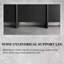 Armoire de rangement et de salon en bois massif Mid-Century moderne minimaliste noir-366810934