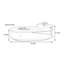 Table basse en noyer