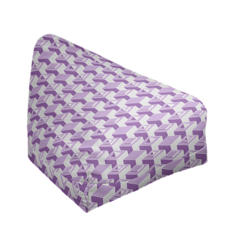 Housse de sac de pois classic skyscrapers, H 38 po x L 42 po x P 29 po, Violet clair, Bourre en polyester