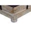 Table basse à plateau relevable en bois Mango avec incrustations en métal