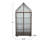 Kahlow Distressed Metal and Acrylic China Cabinet