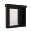 Armoire à pharmacie moderne avec miroir, armoire murale 30 po x 28 po avec rangement et étagères ouvertes Modern-1115330574