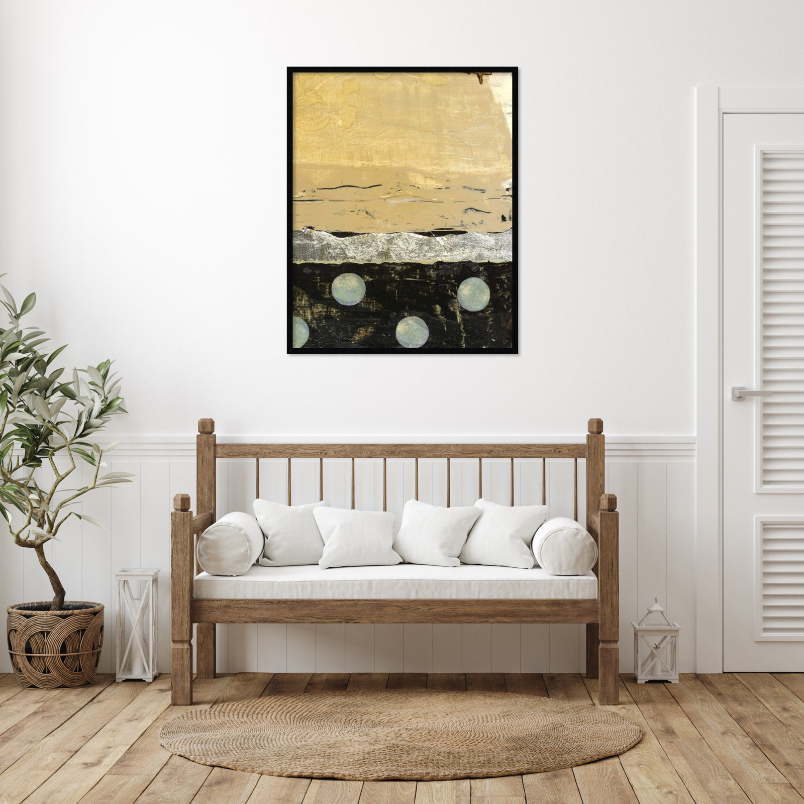 Dirty Weather II Print by Natalie Avondet, 41" H x 33" W, Black