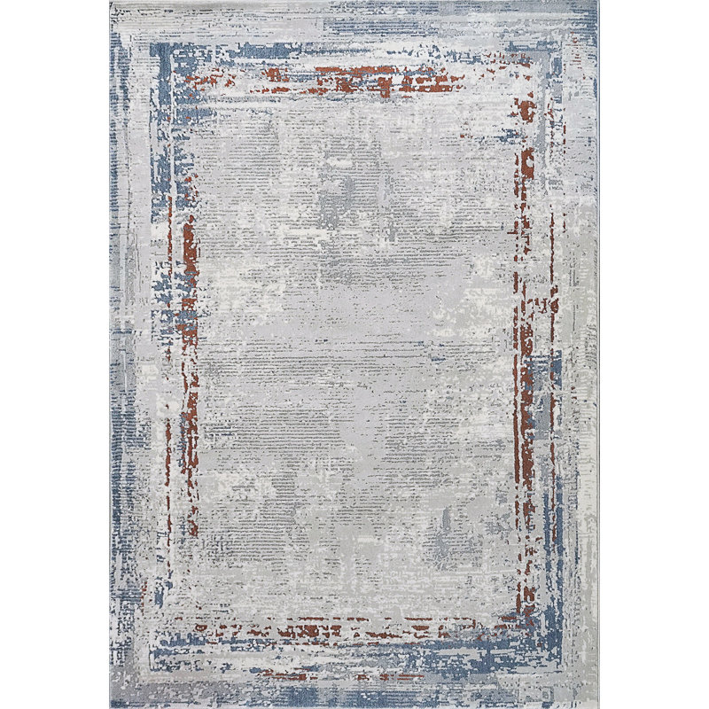 Abstract Indoor Rug, Runner 2'2" x 7'7"