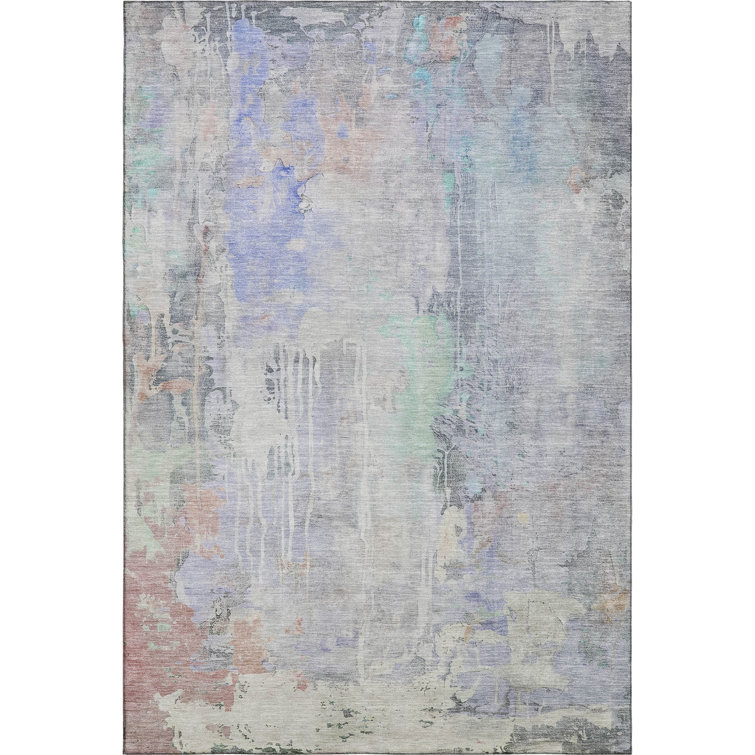 Premium Machine Washable Kelton AMF1233 Abstract Rug