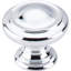 Dome 1 1/8" Diameter Round Knob-1070598108