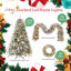 3-Piece Pre-Lit Artificial Christmas Trees Wreath And Garland Set