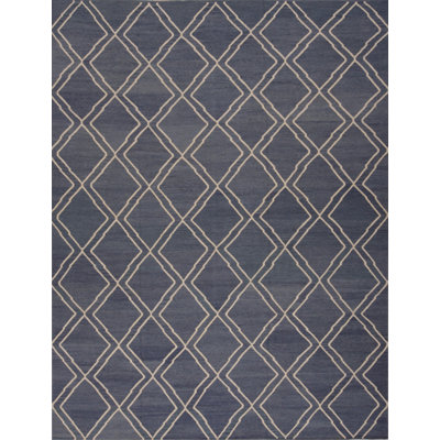 Geometric Area Rug in Gray