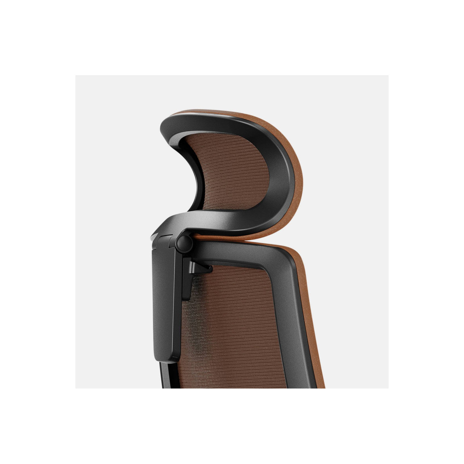 Ergonomic Chair Pro Headrest - Leather, Saddle