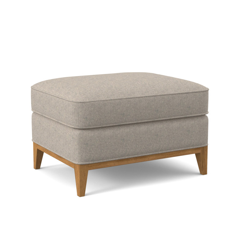 Sonoma Ottoman, Margaret Lagoon Polyester Blend, Amber