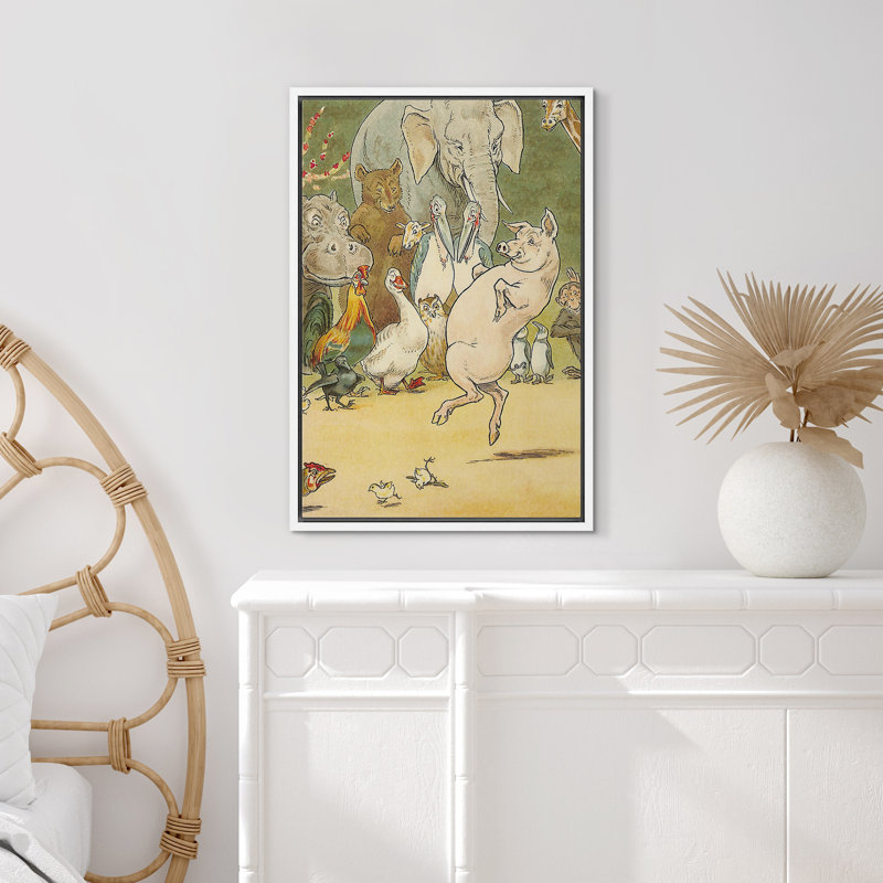 Décoration de chambre de poupée dansante, H 24 po x l 16 po, Cadre blanc