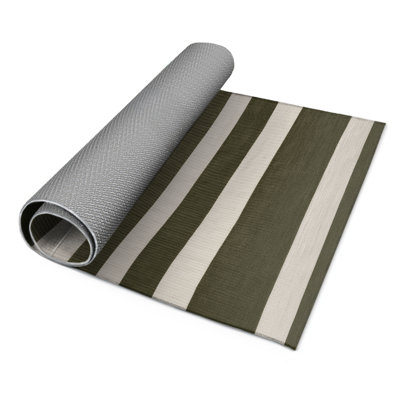 Tapis intérieur / extérieur brun HorizontalStripes