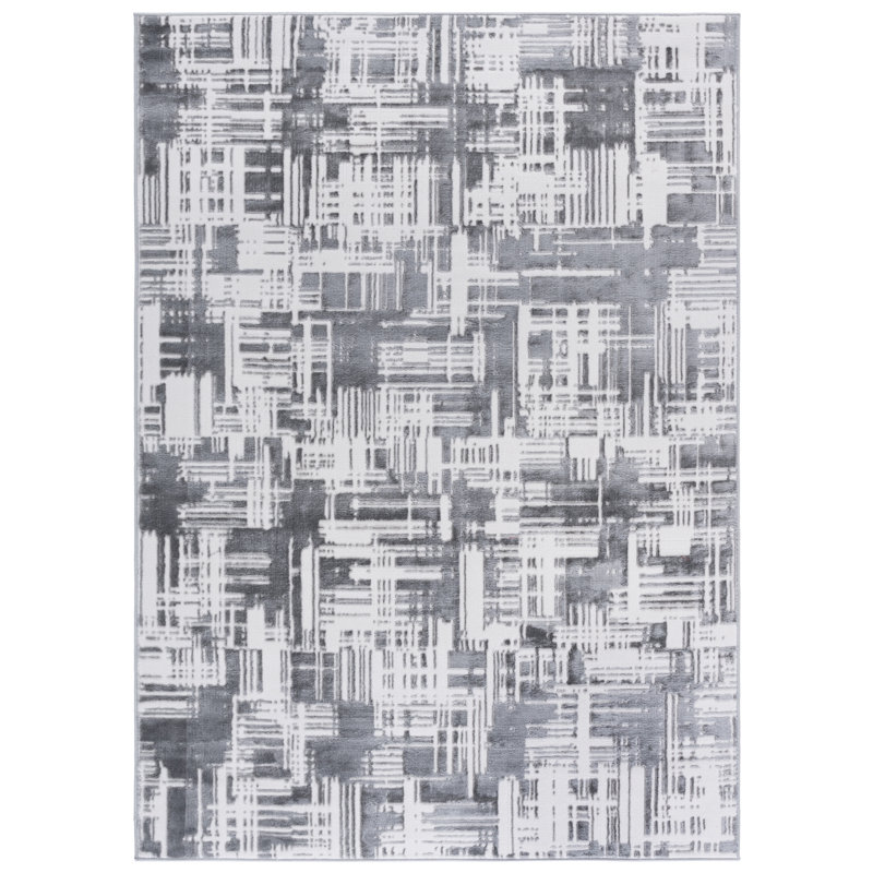 Nemvcova 100 Performance Abstract Rug, Rectangle 5'5" x 7'7"