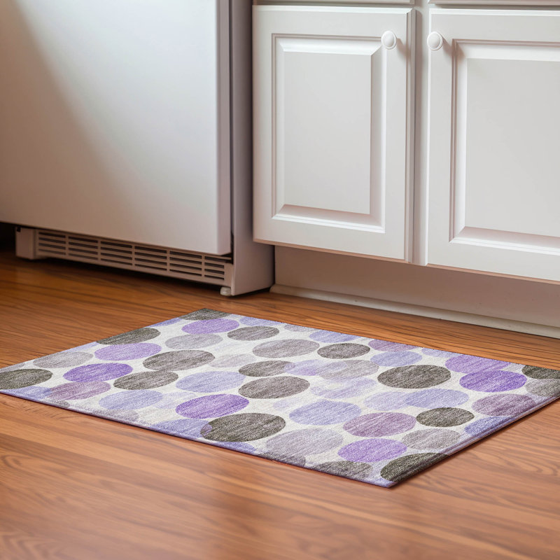 Premium Machine Washable Farolt AMF1898 Geometric Rug, Rectangle 1'8" x 2'6"