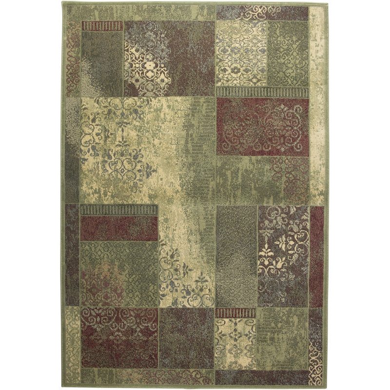 Floral Indoor Rug, 1'8" x 2'6"
