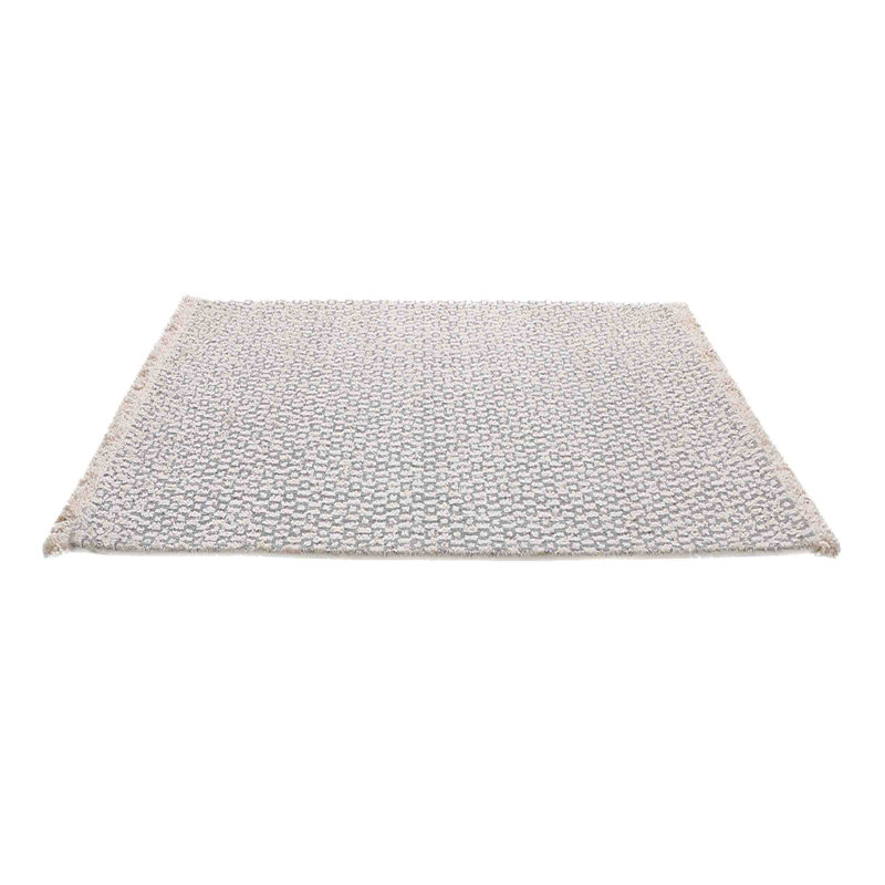 Abstract Area Rug in Black/Light Brown, Rectangle 10' x 14'