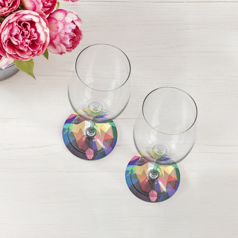 Sous-verres ronds Ode To Okuda, Bonbons