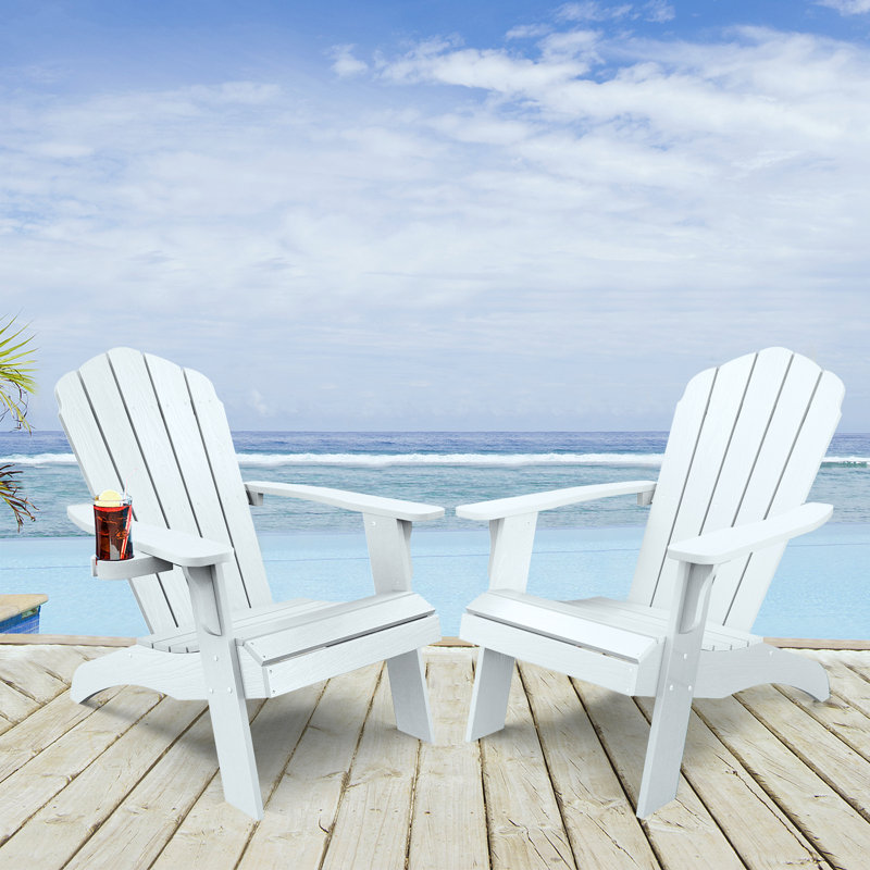 Chaise Adirondack Jadam, Blanc