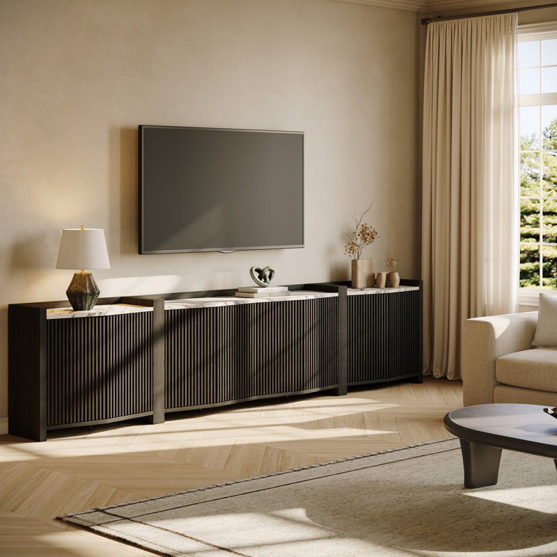 Sangster 3-Piece TV Stand Set - Ebony