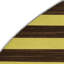 Tapis intérieur / extérieur brun HorizontalStripes-746882539