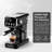 20Bar Slim Vertical Espresso Machine With Professional Milk Frother, Cup Warmer, And 43 Oz Detachable Tank | Black Stainless Steel   | Gift Idea