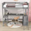 Lit mezzanine en bois avec bureau et tablettes-183899020-183899026