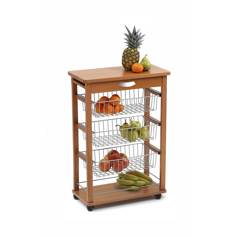 Millwright Solid Wood Kitchen Cart