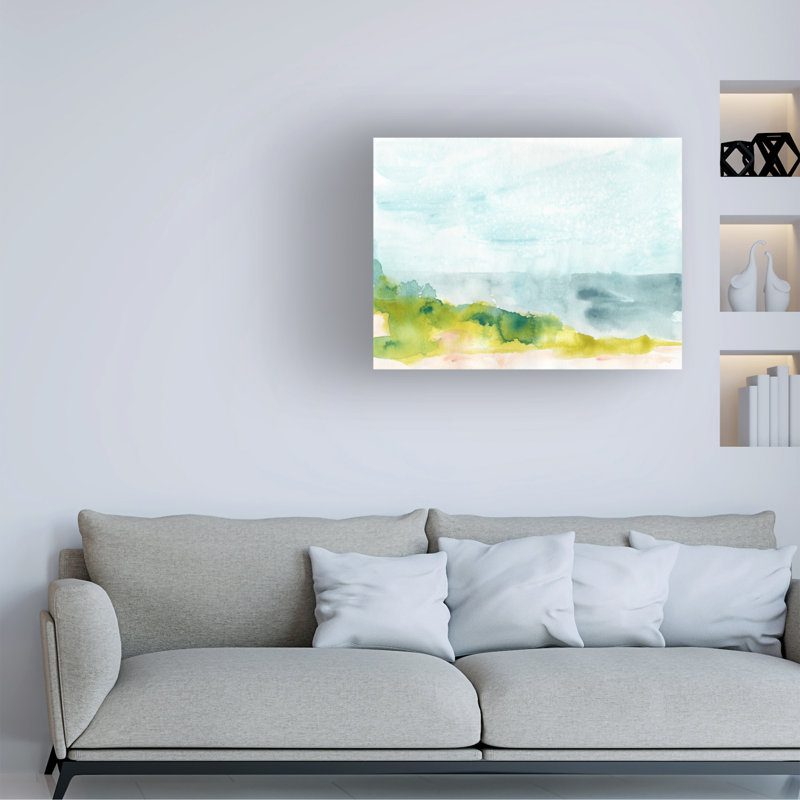June Erica Vess Spring Shoals II Modern Canvas Art
