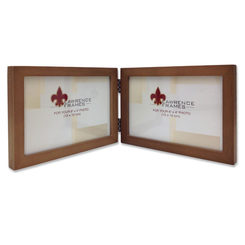 Wood Matte Picture Frame, 6" x 4", Nutmeg